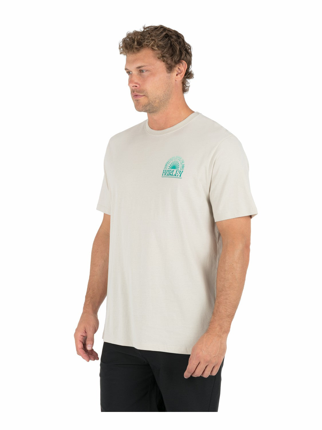 Glyphic Short Sleeve Bone - Hurley