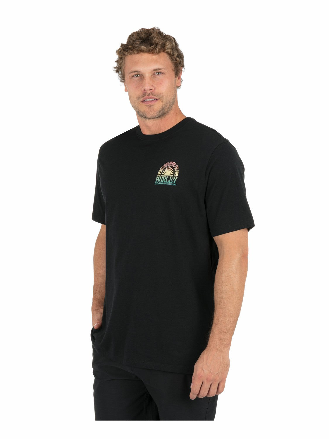 Glyphic Short Sleeve Black - Hurley