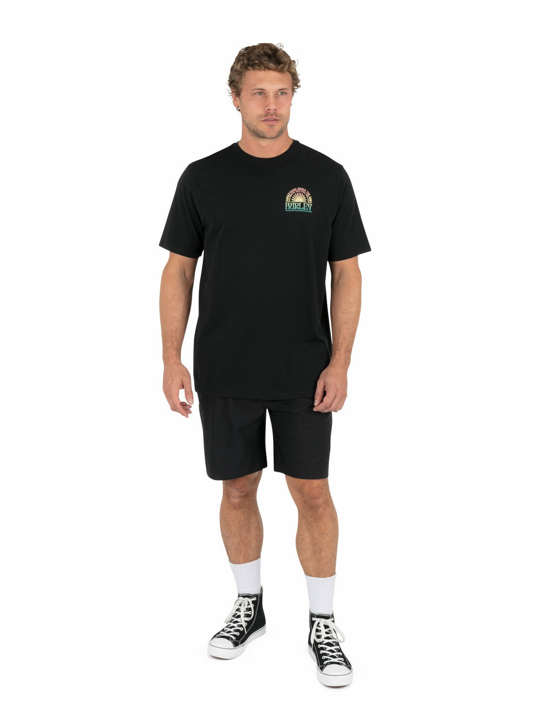 Glyphic Short Sleeve Black - Hurley