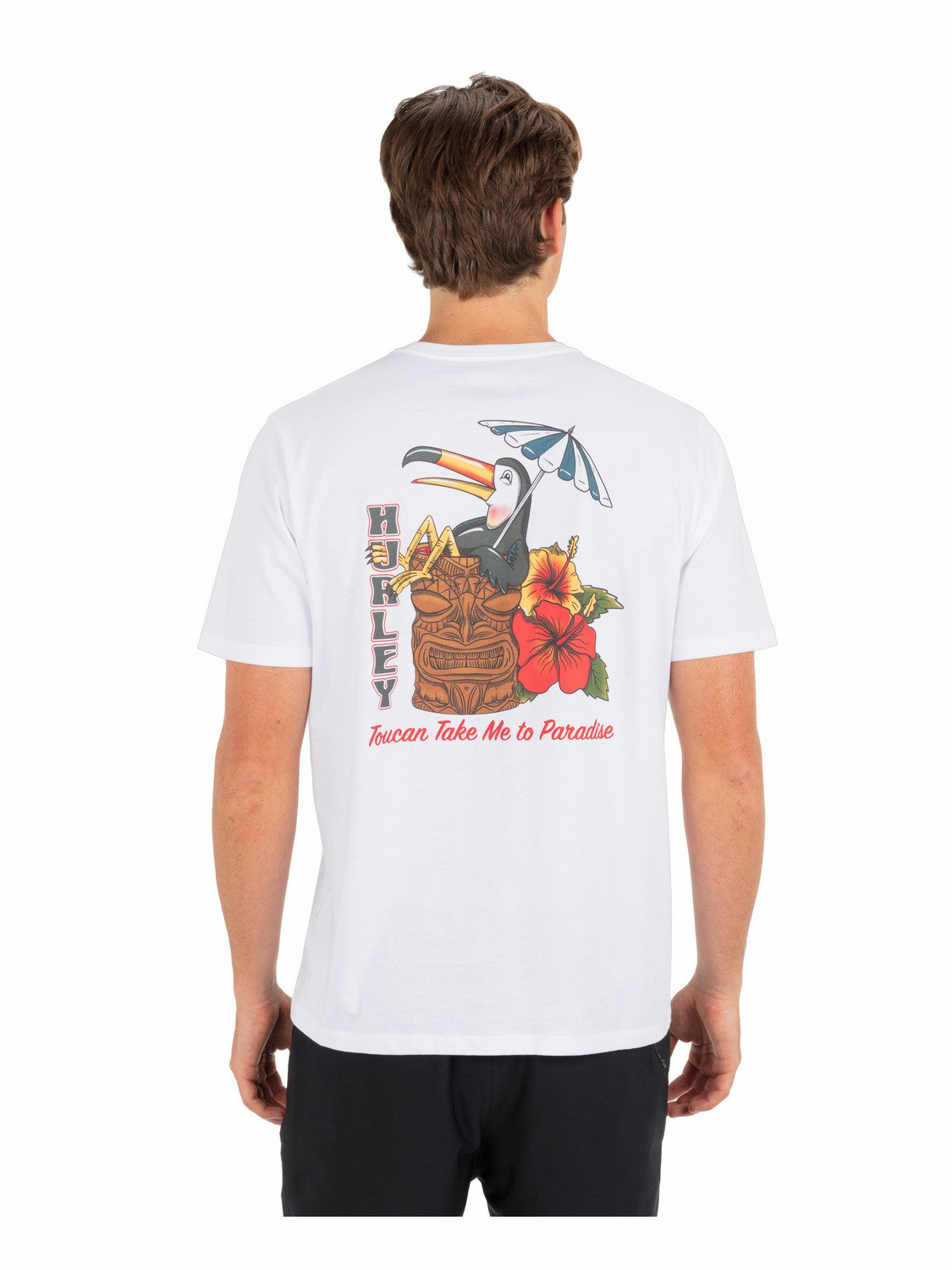 Sippin On Paradise Short Sleeve White - Hurley