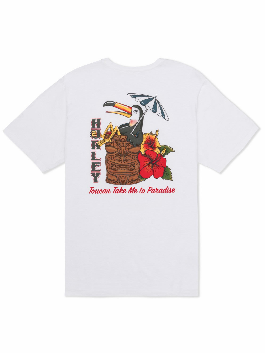 Sippin On Paradise Short Sleeve White - Hurley