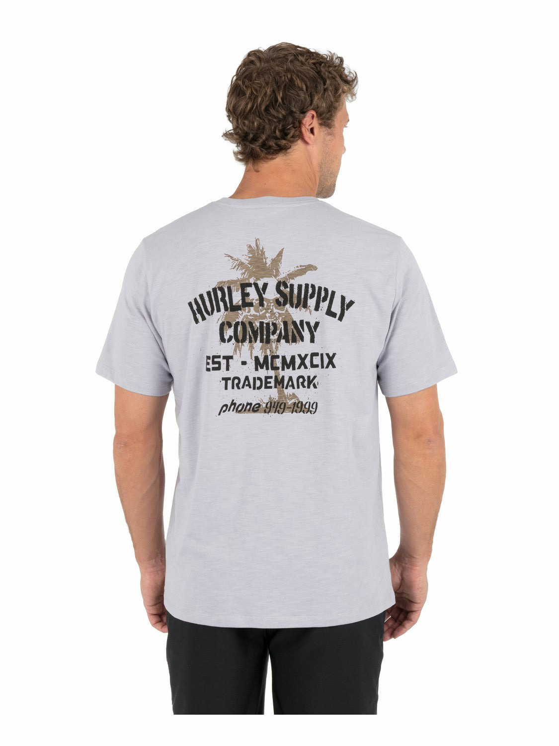 Shape Shack Slub Short Sleeve Light Asteroid - Hurley