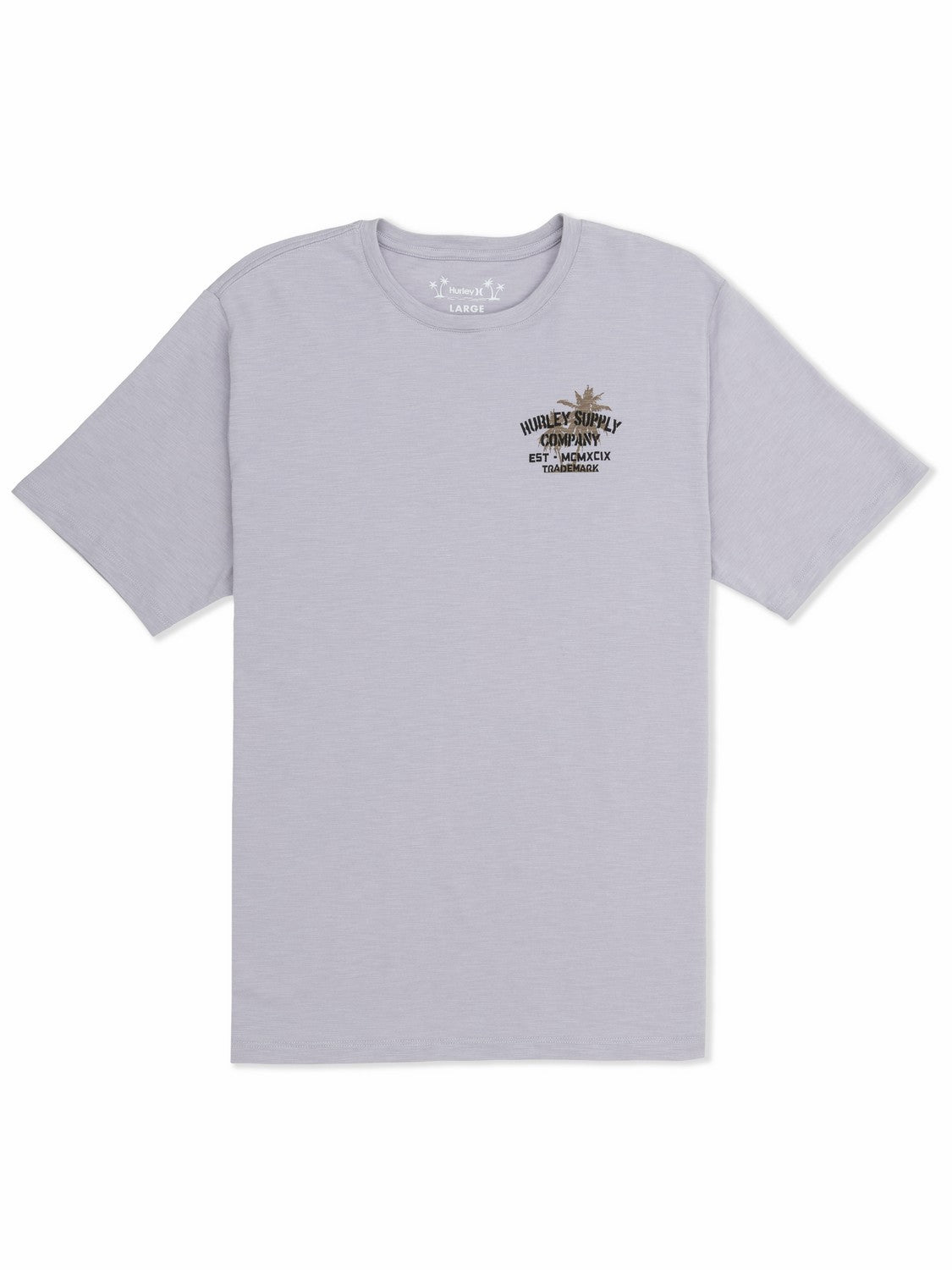 Shape Shack Slub Short Sleeve Light Asteroid - Hurley