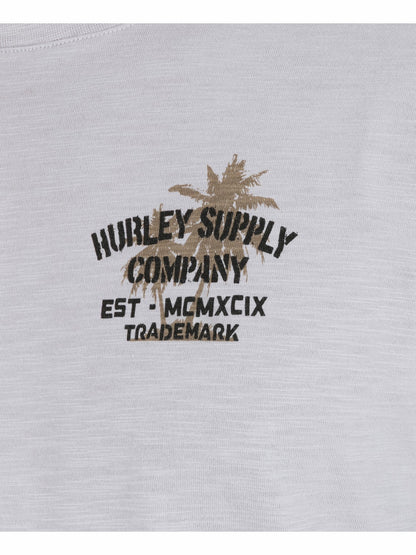 Shape Shack Slub Short Sleeve Light Asteroid - Hurley