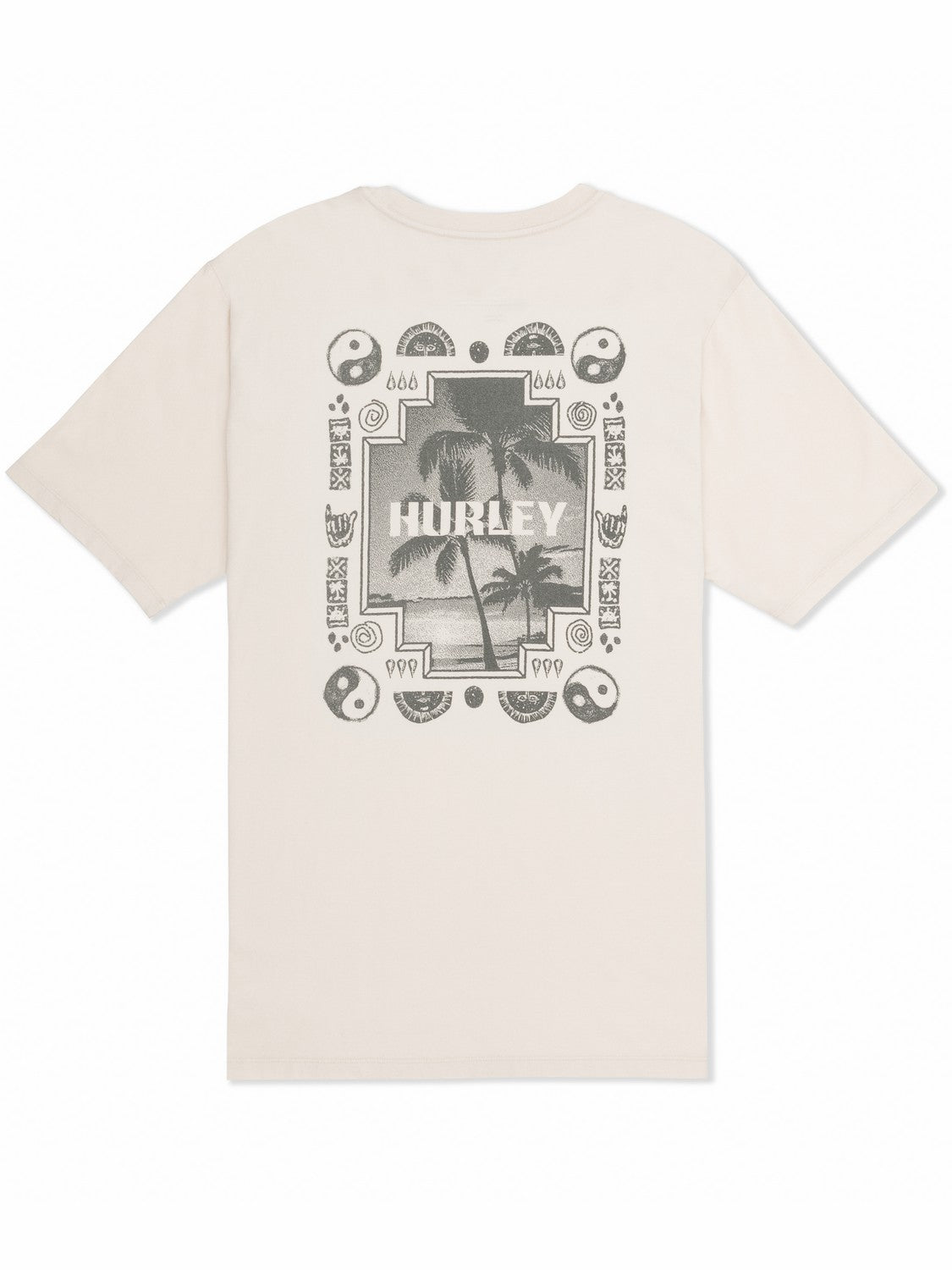 Window Of Sand Short Sleeve Bone - Hurley