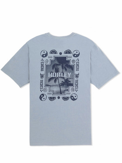 Window Of Sand Short Sleeve Worker Blue - Hurley