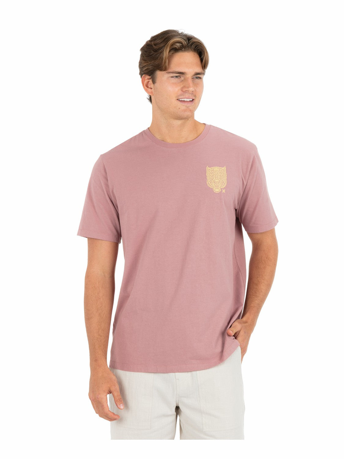 Tigre Short Sleeve Phantom Rose - Hurley