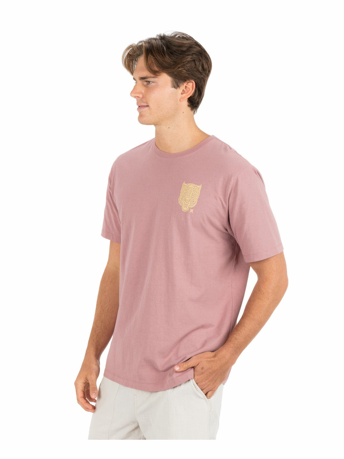 Tigre Short Sleeve Phantom Rose - Hurley