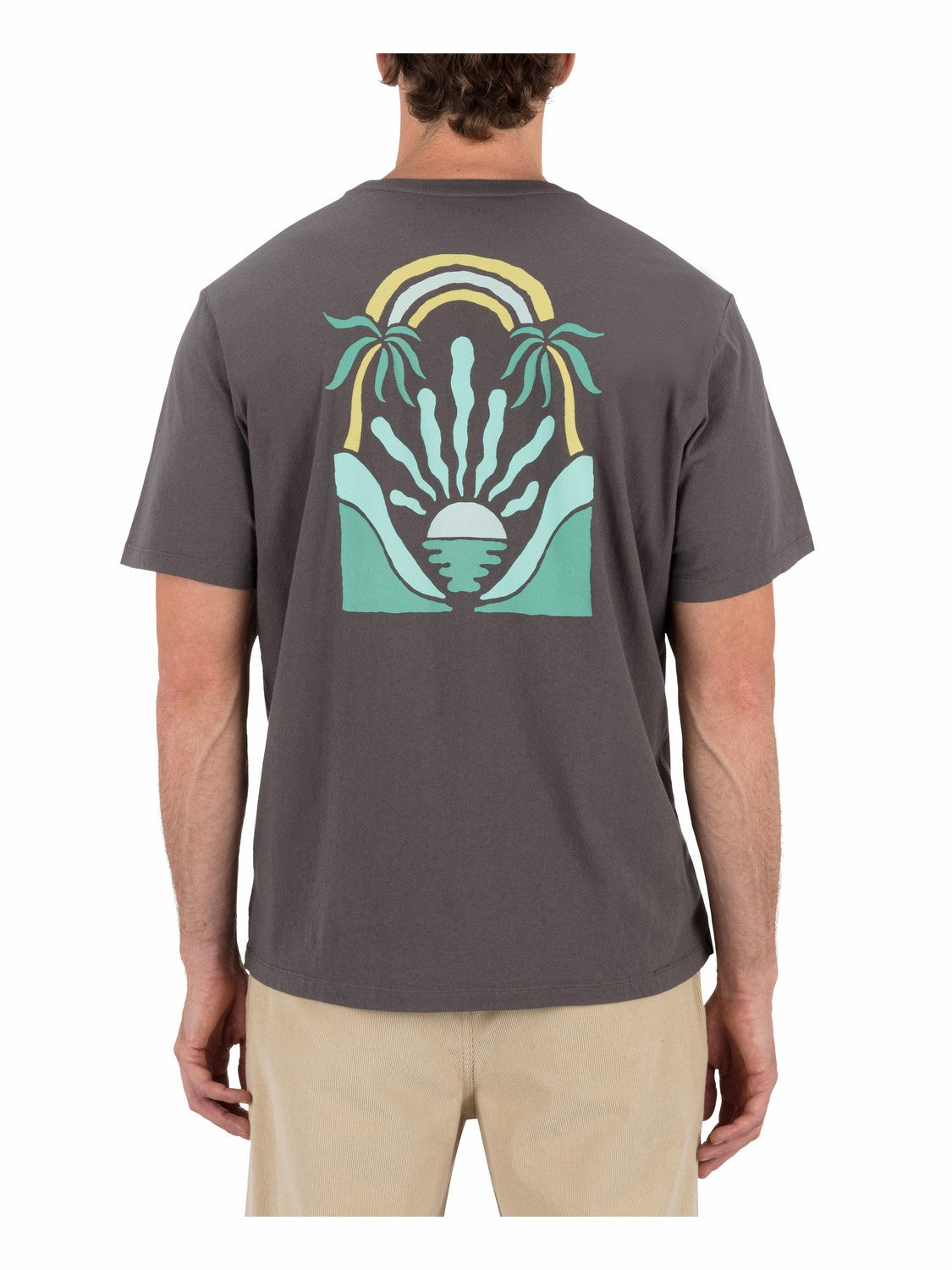 Valley Of Water Short Sleeve Ion Grey - Hurley
