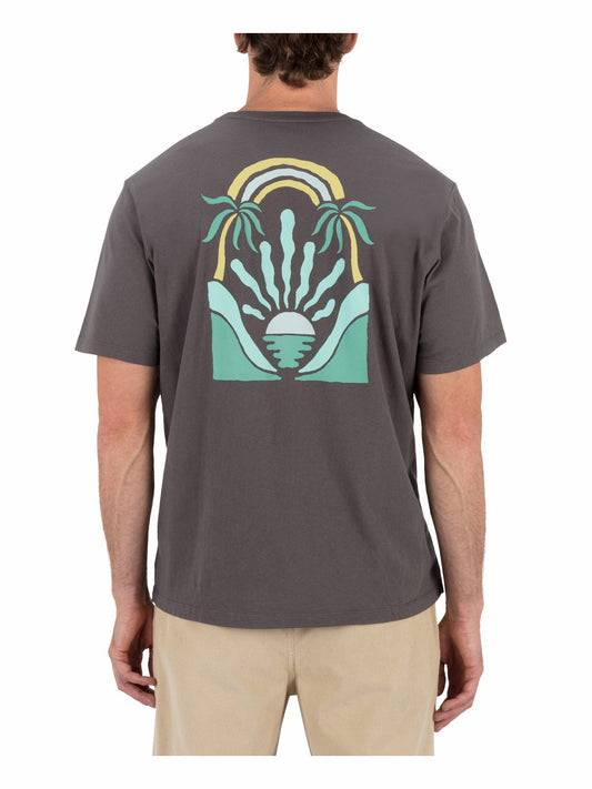 Valley Of Water Short Sleeve Ion Grey - Hurley