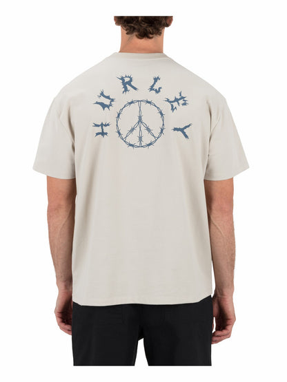 Hard Peace Short Sleeve Bone - Hurley
