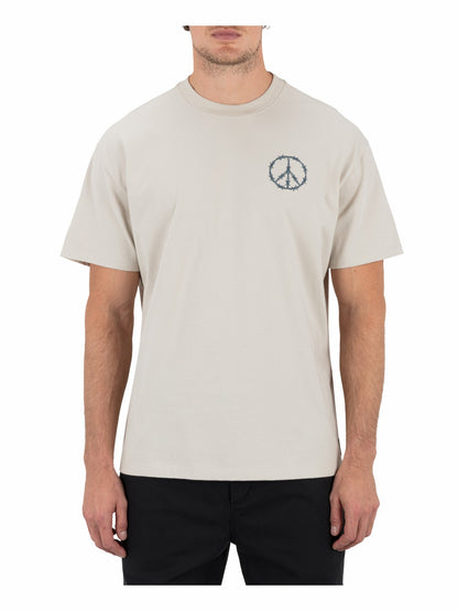 Hard Peace Short Sleeve Bone - Hurley