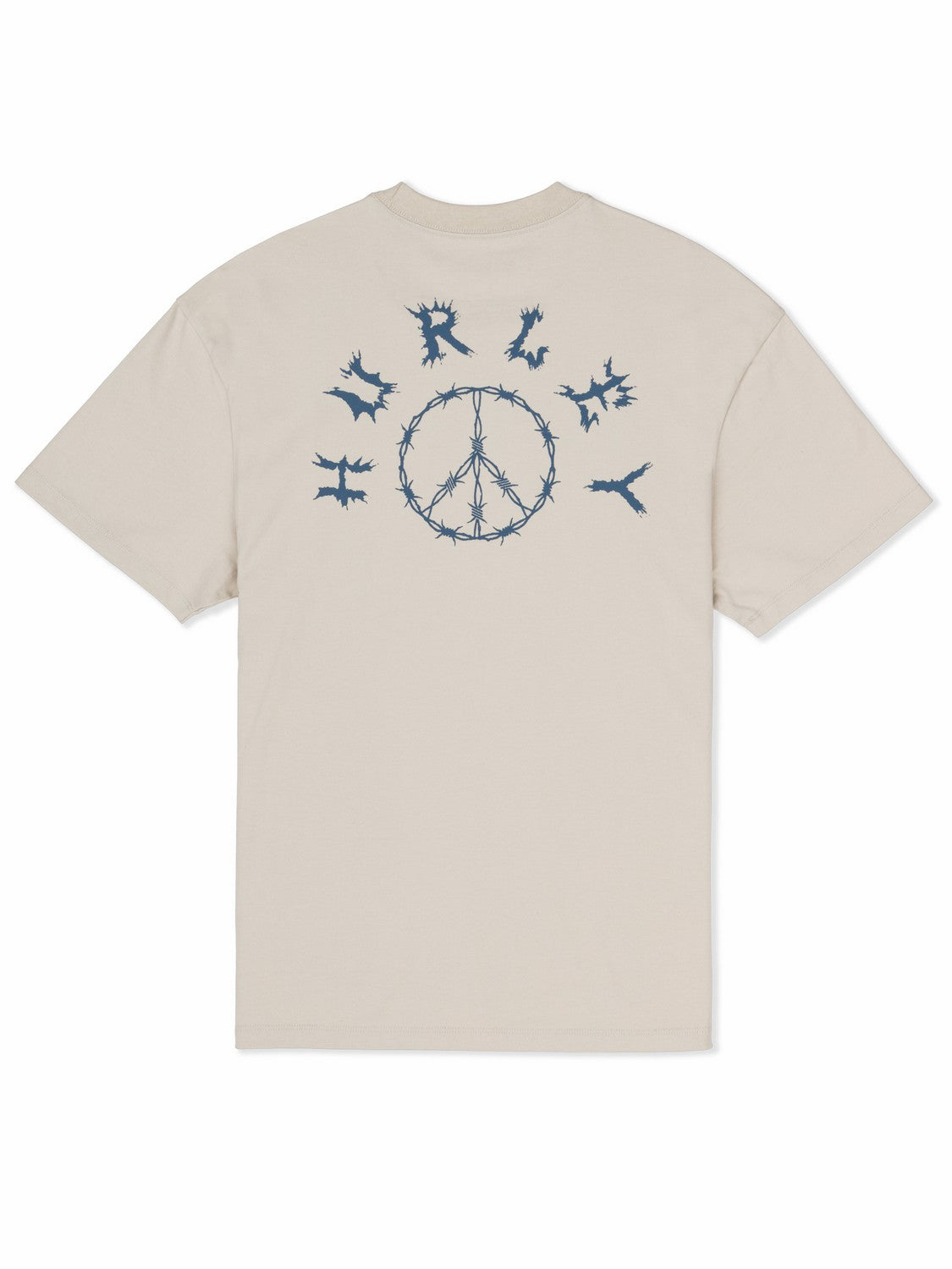 Hard Peace Short Sleeve Bone - Hurley