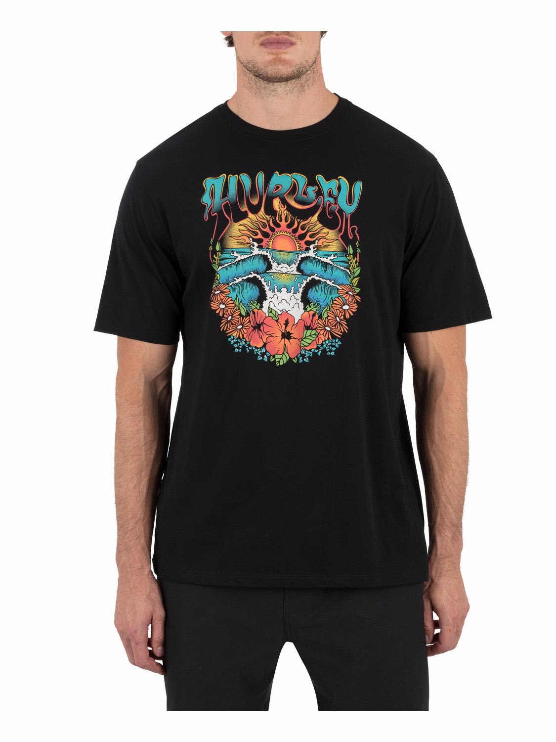 Pipeline Short Sleeve Black - Hurley