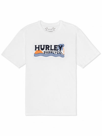 Wet Sand Short Sleeve White - Hurley
