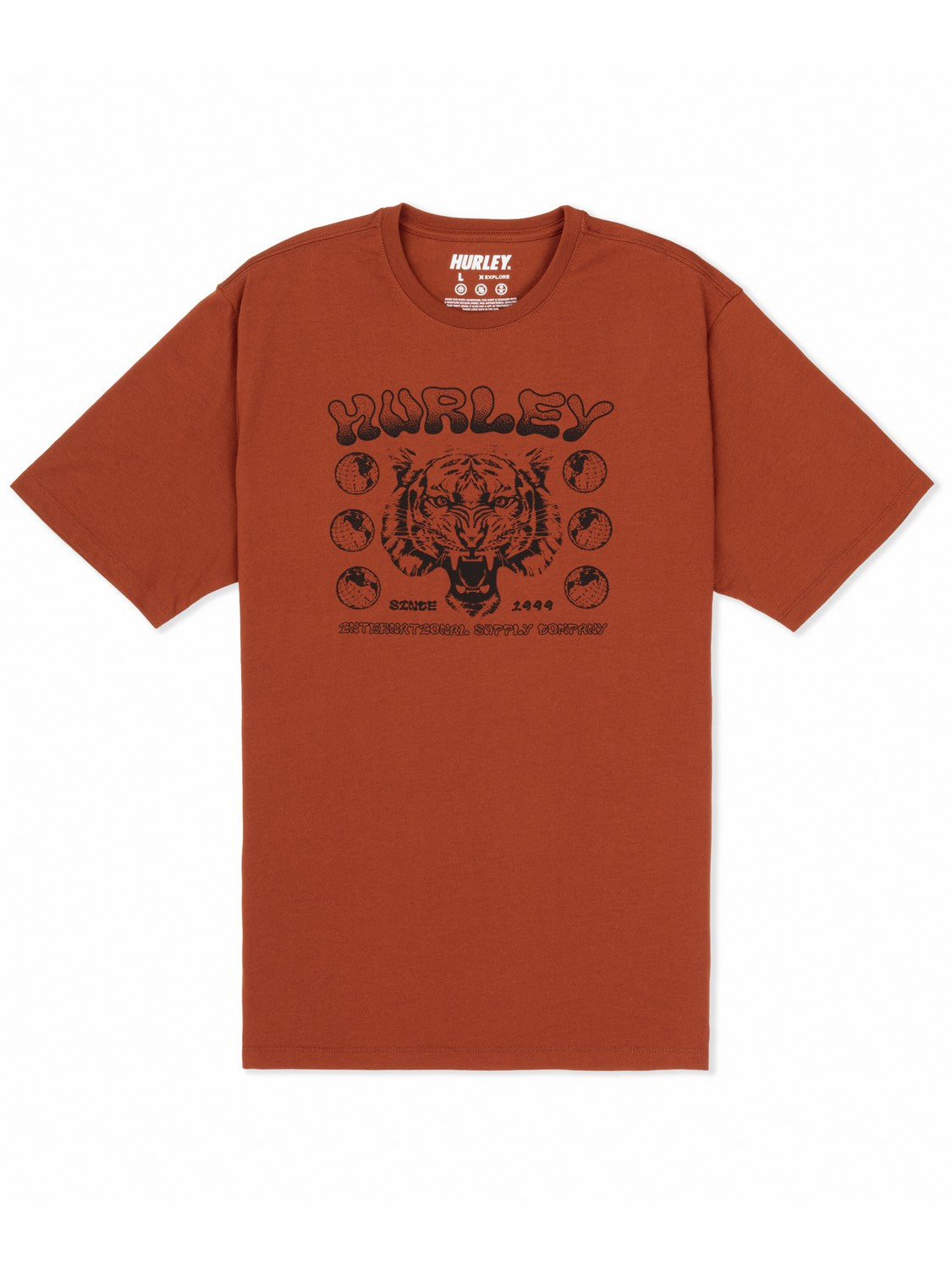 H2O Dri El Tigre No Se Short Sleeve Brickyard - Hurley