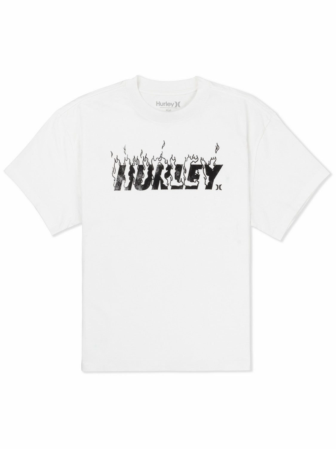 Hurley x Travis Barker Hurley On Fire Short Sleeve Tee White - Hurley
