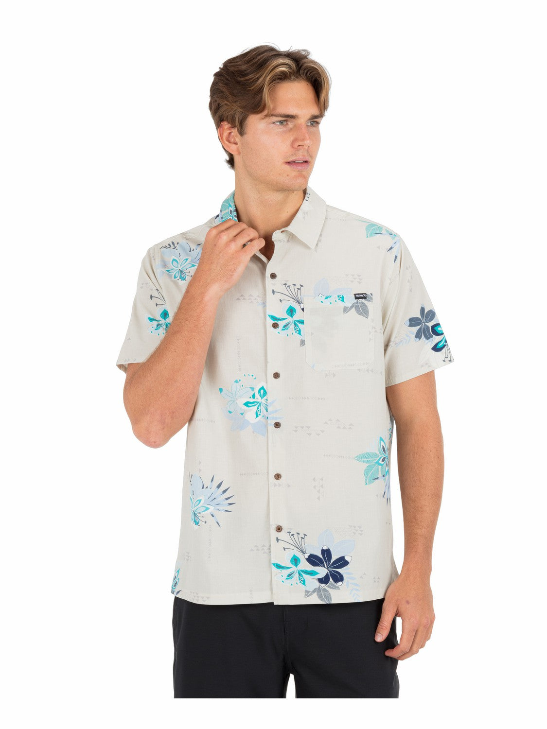 Aero Short Sleeve Bone - Hurley