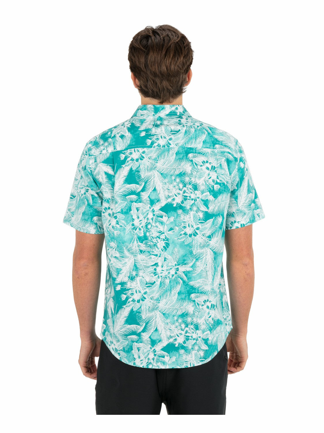 Lido Stretch Short Sleeve Real Teal - Hurley