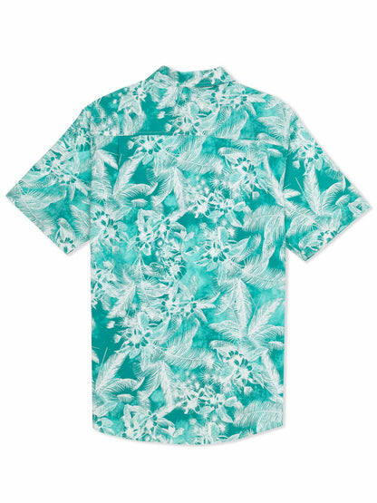 Lido Stretch Short Sleeve Real Teal - Hurley
