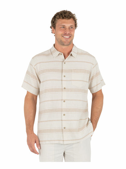 Oceanside Short Sleeve Bone Combo - Hurley