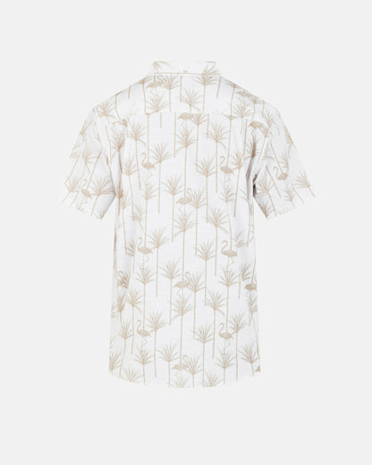 One And Only Stretch Short Sleeve Shirt Bone - Hurley