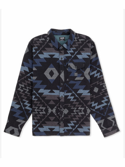 Santa Cruz Jacquard Long Sleeve Black - Hurley
