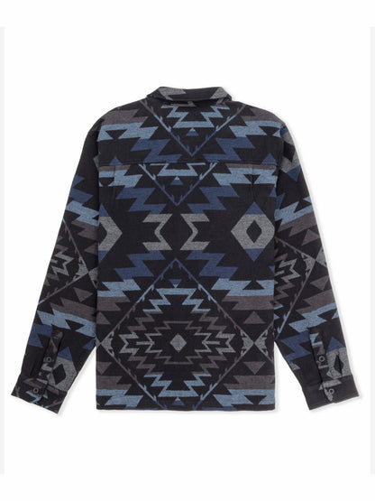 Santa Cruz Jacquard Long Sleeve Black - Hurley