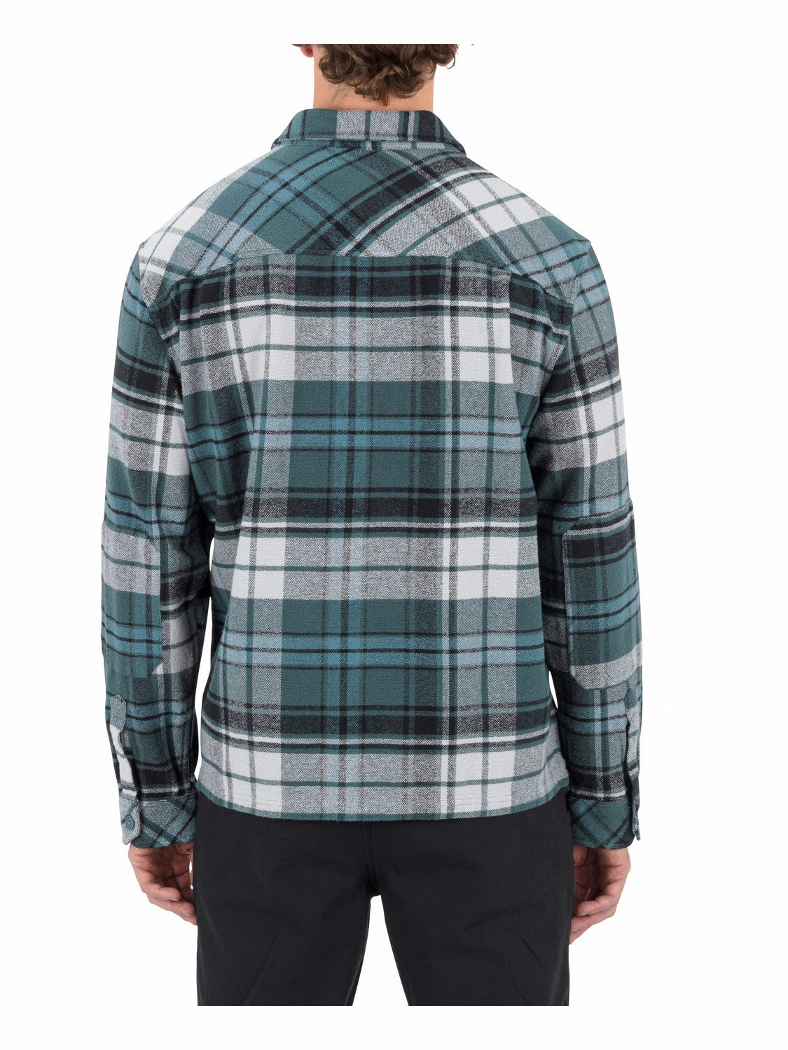 Santa Cruz Seaside Flannel Long Sleeve Armored Navy - Hurley