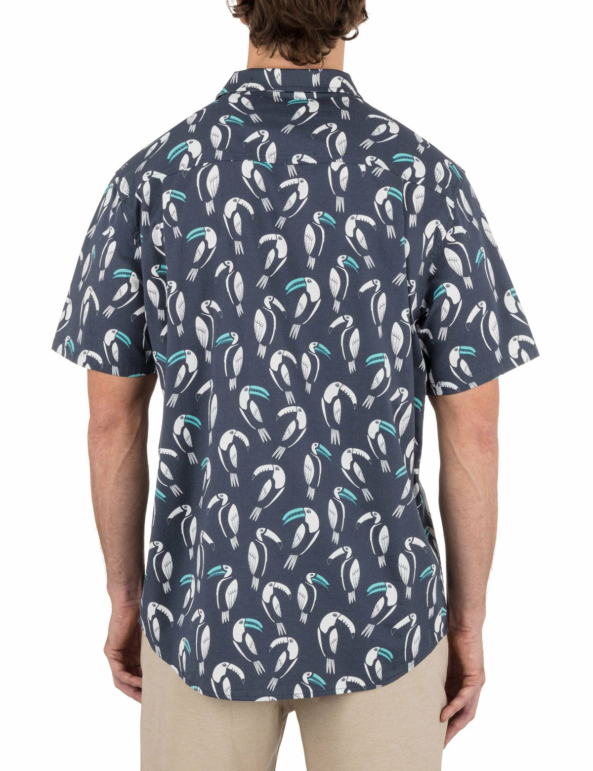 One & Only Lido Stretch Short Sleeve Shirt GREY - Hurley