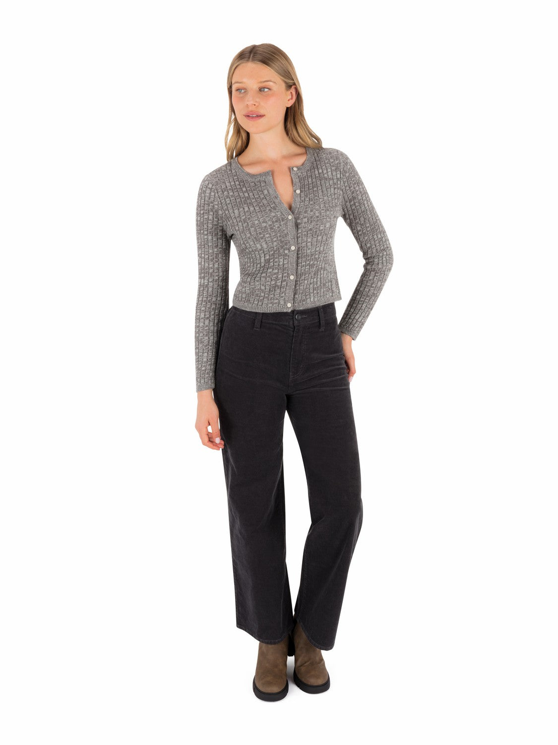 Day Trip Cardigan CHARCOAL HEATHER - Hurley