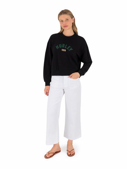 Worthy Boxy Crew BLACK - Hurley