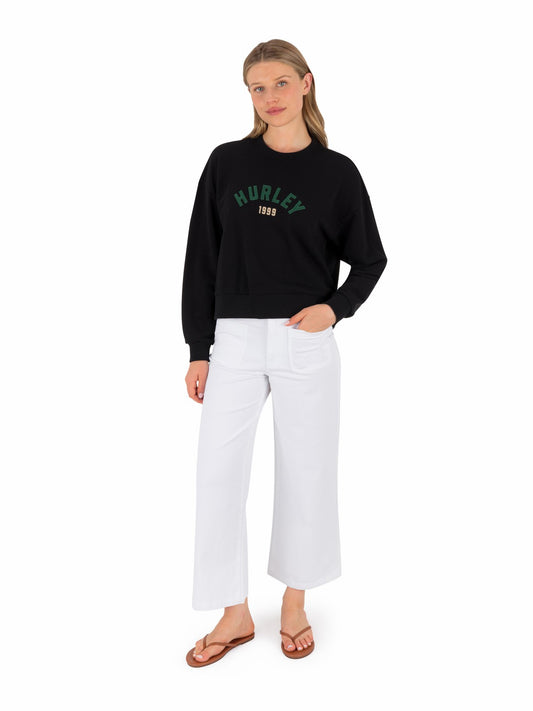 Worthy Boxy Crew BLACK - Hurley