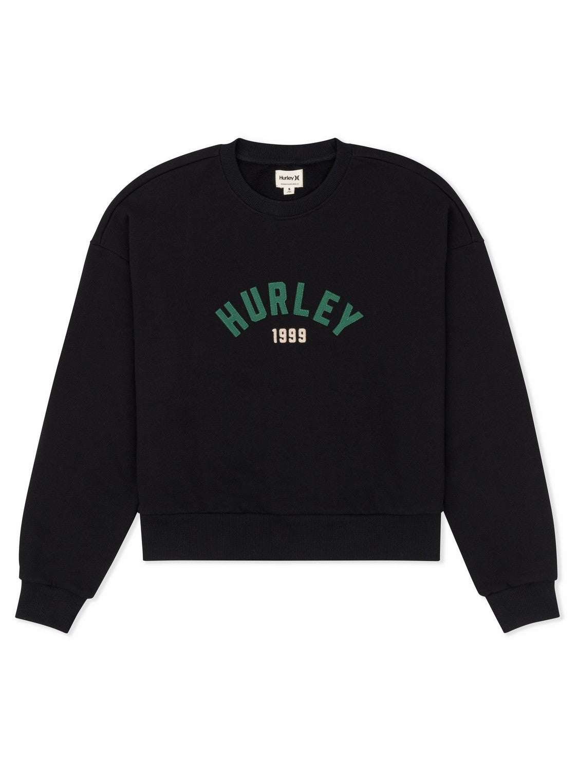 Worthy Boxy Crew BLACK - Hurley