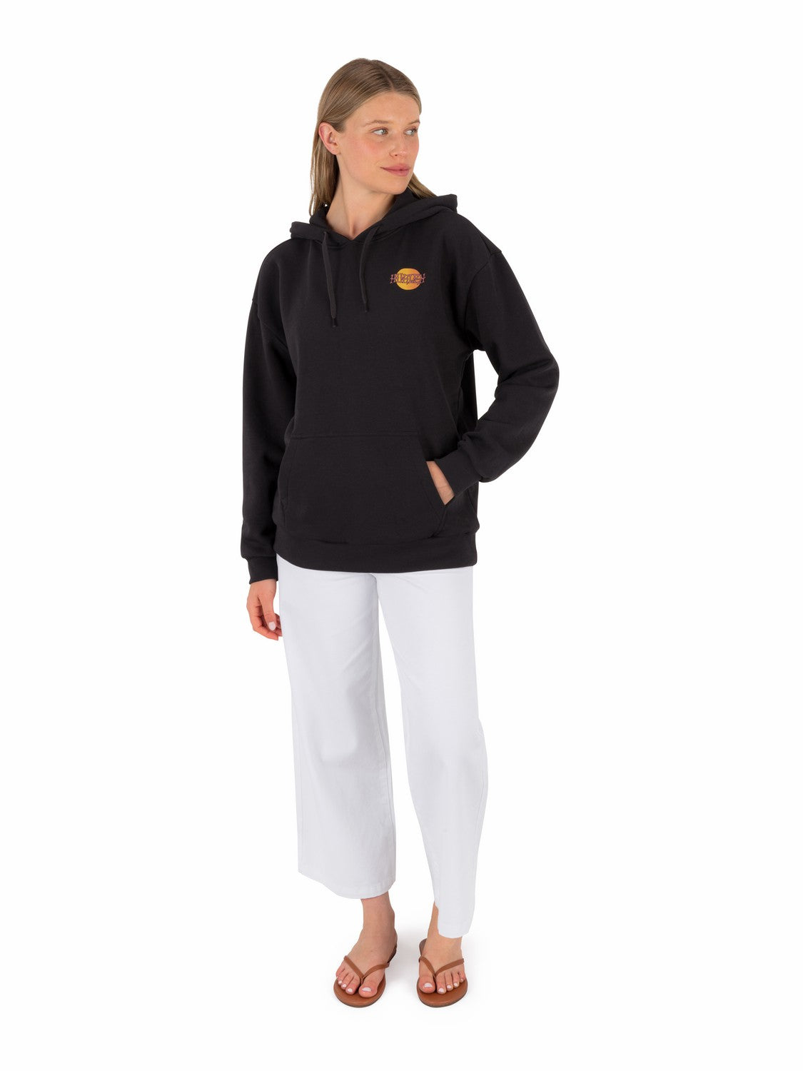 Forever Oversized Hoodie OFF BLACK - Hurley