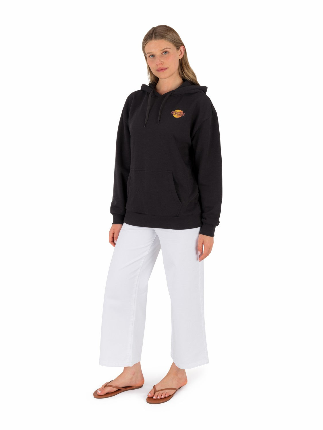 Forever Oversized Hoodie OFF BLACK - Hurley