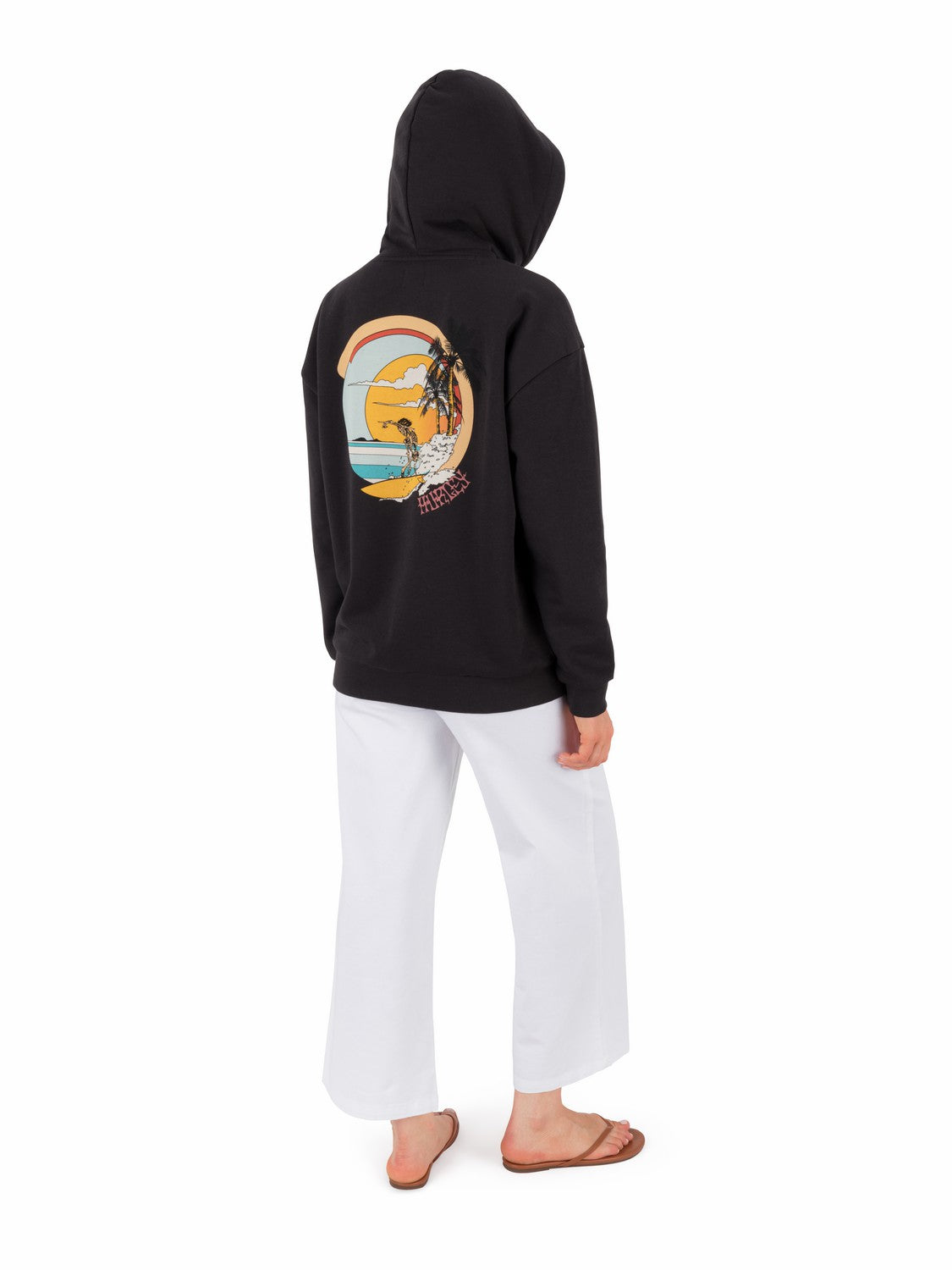 Forever Oversized Hoodie OFF BLACK - Hurley