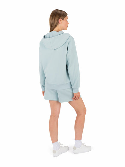 Bliss Crop Zip Hoodie STARLIGHT BLUE - Hurley