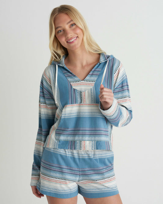 Perfect Wave Hoodie Windward Blue - Hurley