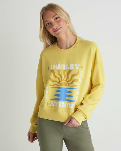 Living Peace Boxy Crew Dandelion - Hurley