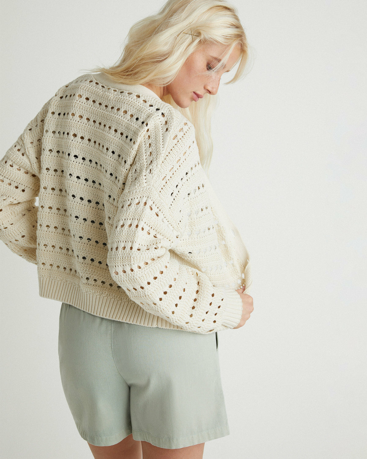 Charming Cardigan Off White - Hurley