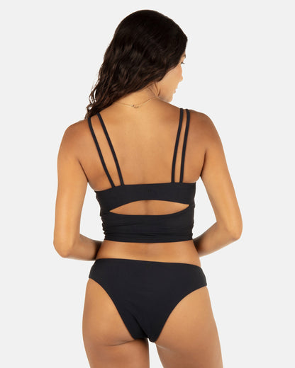 Max Solid Tankini Black - Hurley