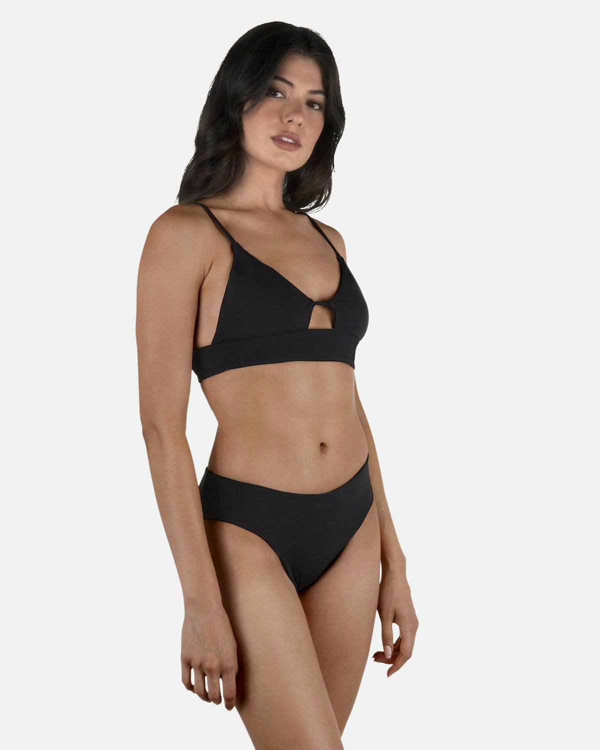 Solid Bralette Bikini Top Black - Hurley
