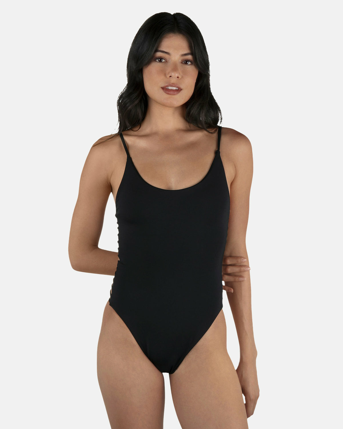 Solid Moderate One Piece Black - Hurley