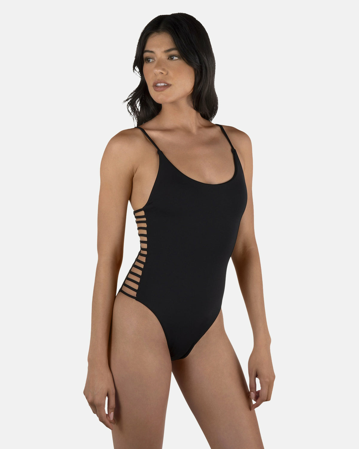 Solid Moderate One Piece Black - Hurley