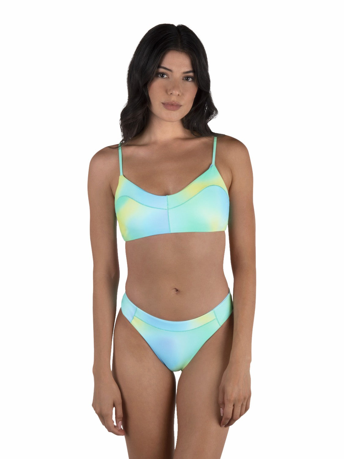 Sunset Ombre Max Cheeky Bottom Limeaide - Hurley