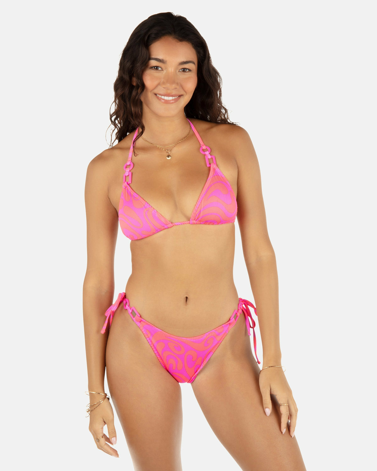 Trip Hop Ring Triangle Bikini Top Maraschino - Hurley