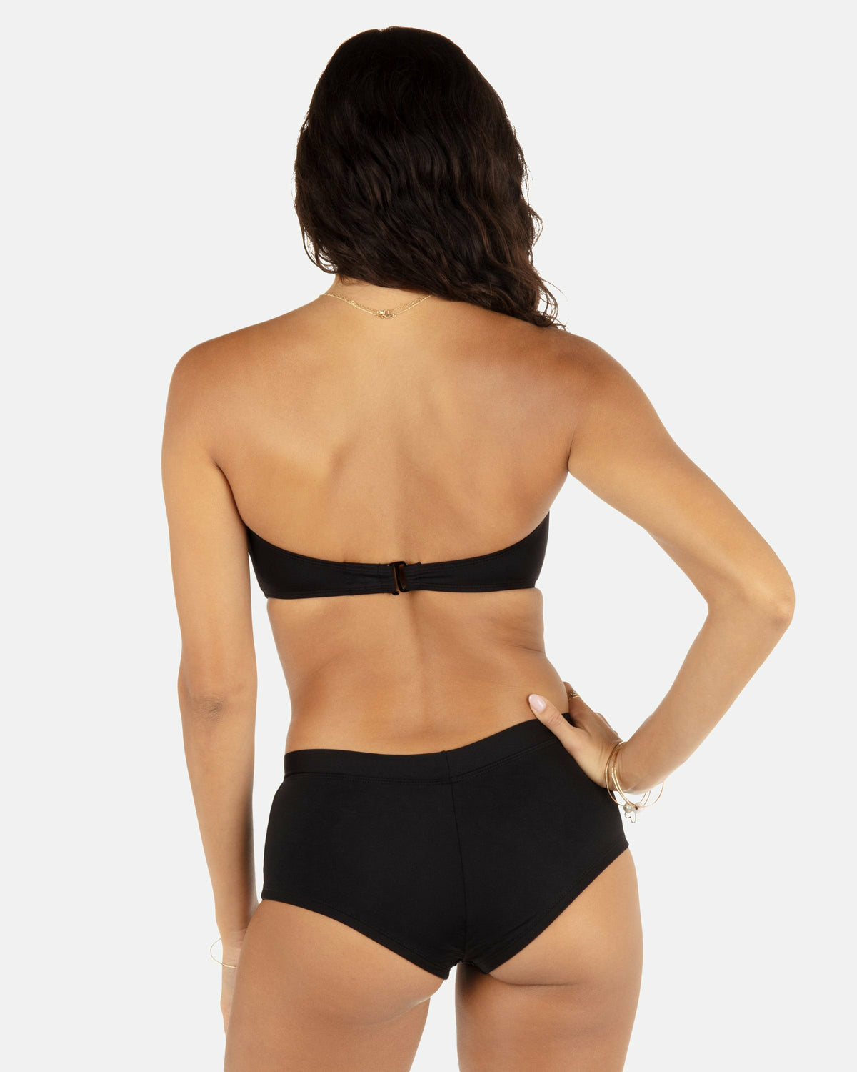 Solid Ring Bandeau Black - Hurley