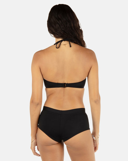 Solid Ring Bandeau Black - Hurley