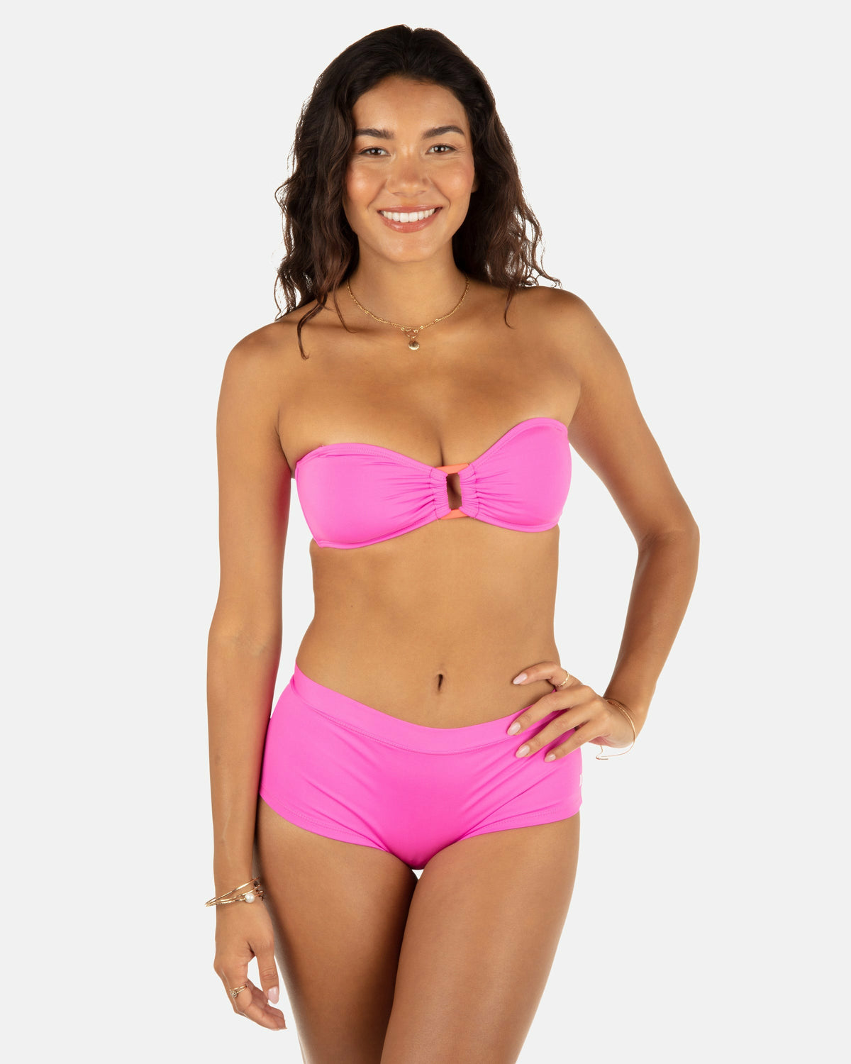 Solid Ring Bandeau Disco Pink/Maraschino - Hurley